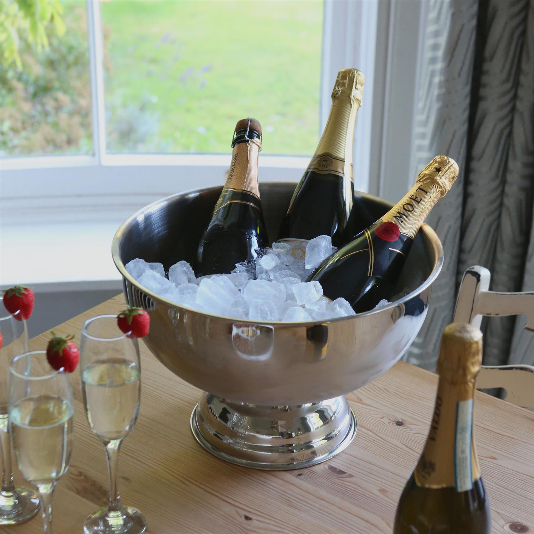 Stainless Steel Champagne Ice Bucket - 35cm