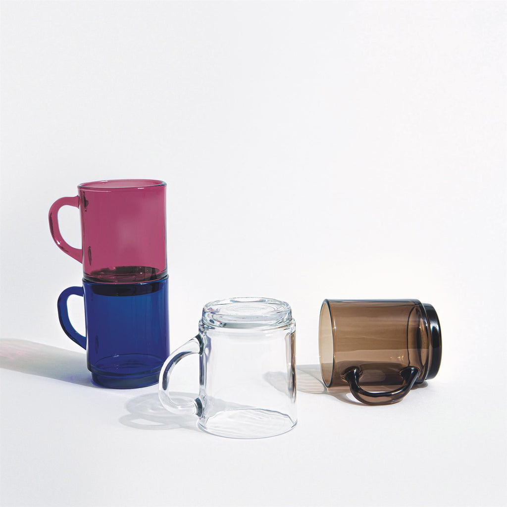260ml Versailles Glass Mugs - Pack of Six