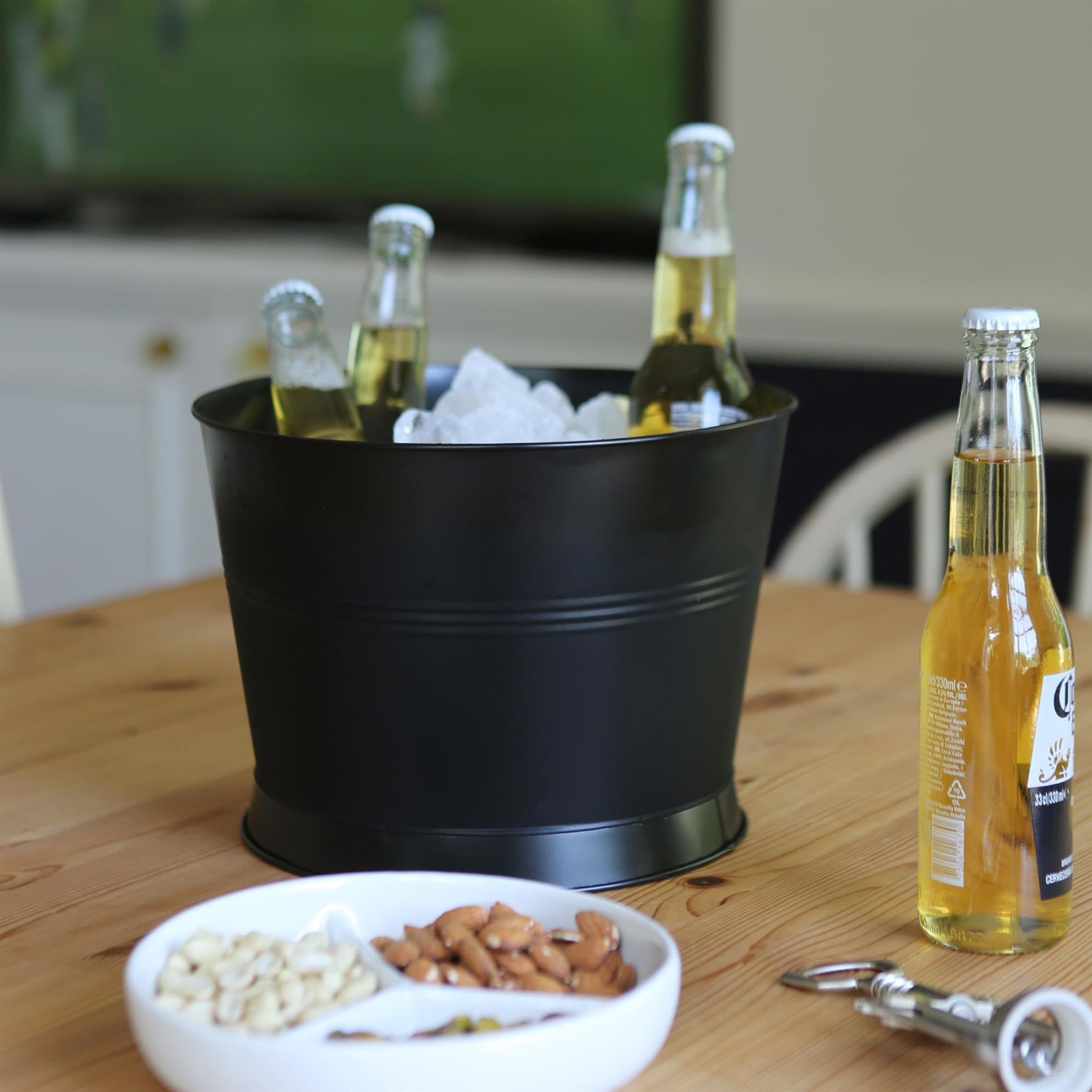 Handmade Galvanized Iron Ice Bucket - 26.5cm