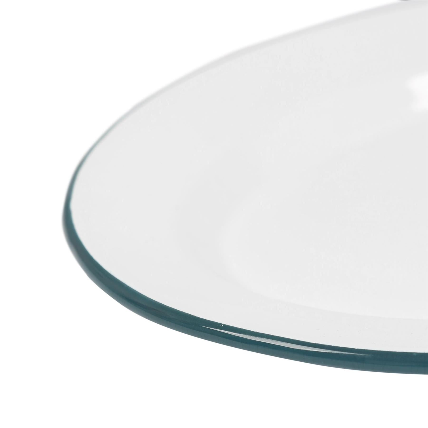 White Enamel Serving Platter - 30.5cm x 22.5cm