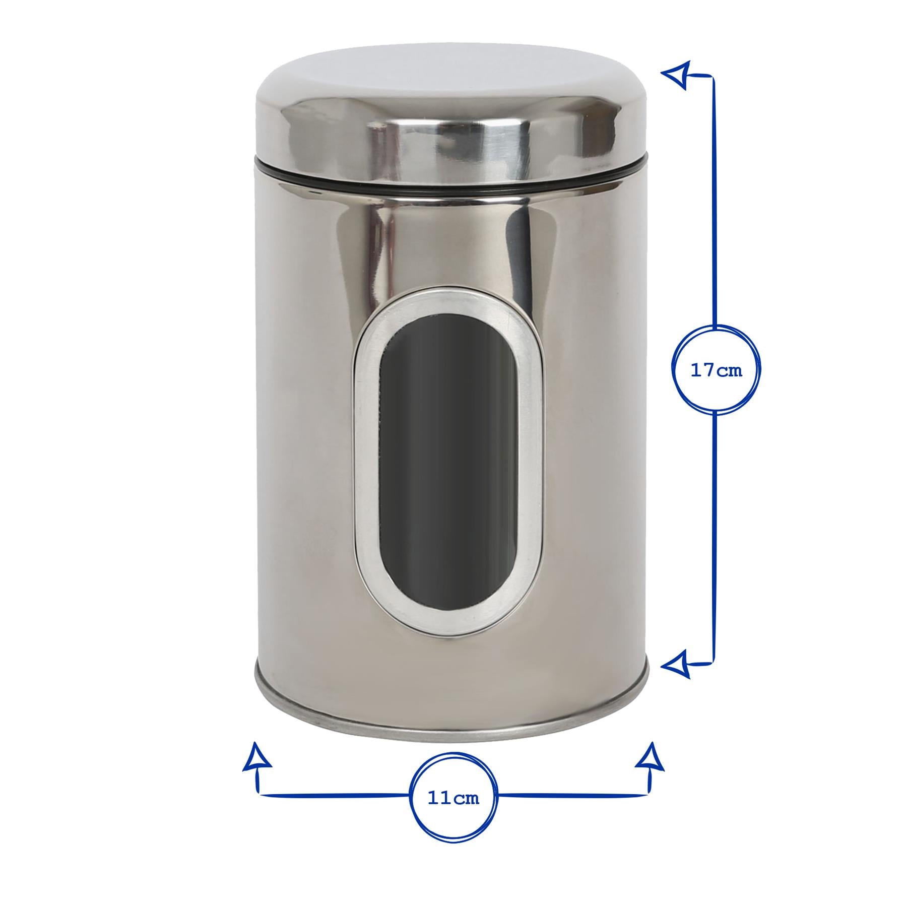 Stainless Steel Food Storage Container with Window