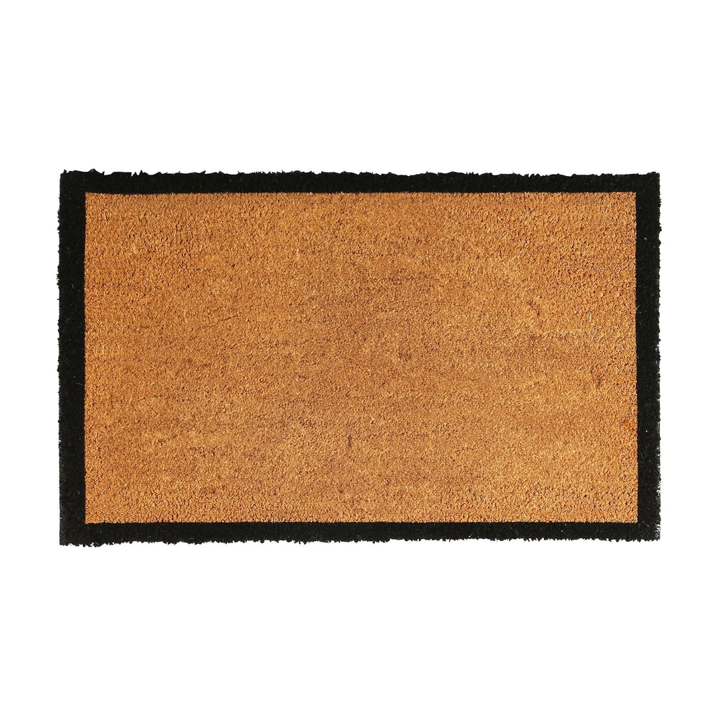 Coir Door Mat - 120cm x 75cm - Black Border