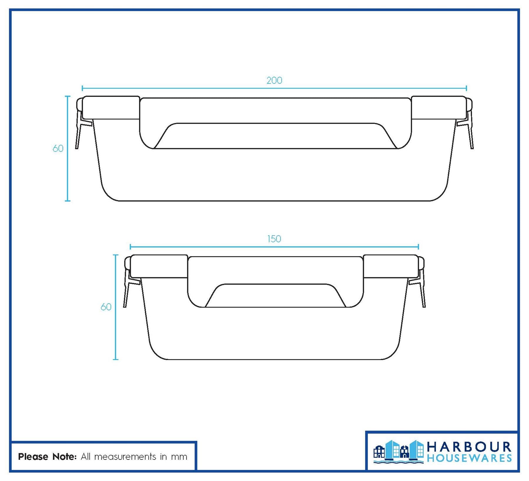 Glass Food Storage Container with Lid