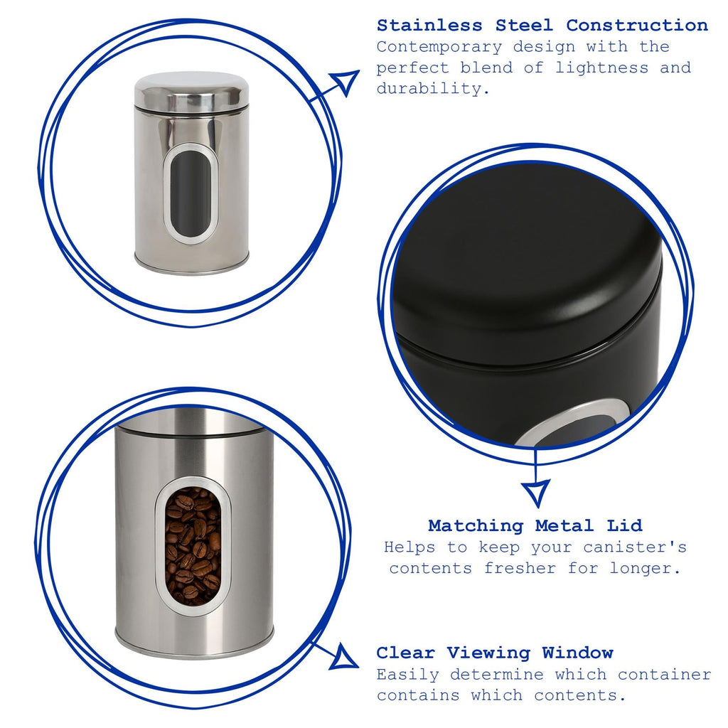 Stainless Steel Food Storage Container with Window