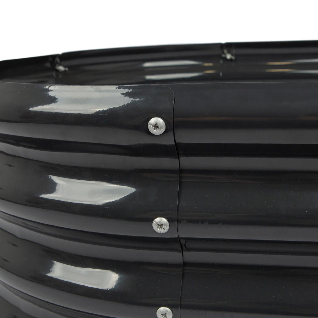 Galvanised Steel Raised Garden Bed Extension Set - 50cm