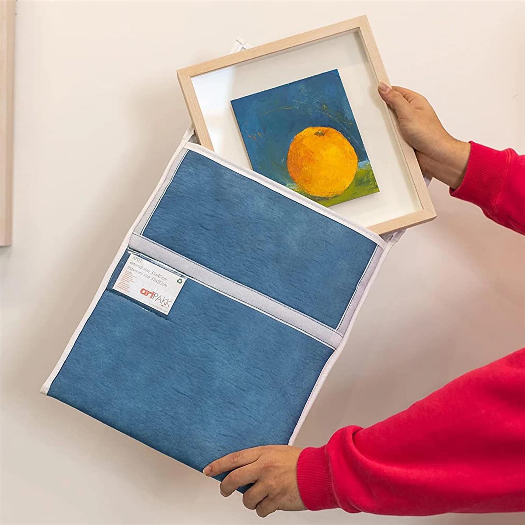 Reusable Art Bag - Blue