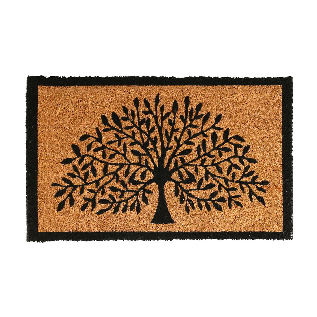 Coir Door Mat - 120cm x 75cm - Tree of Life