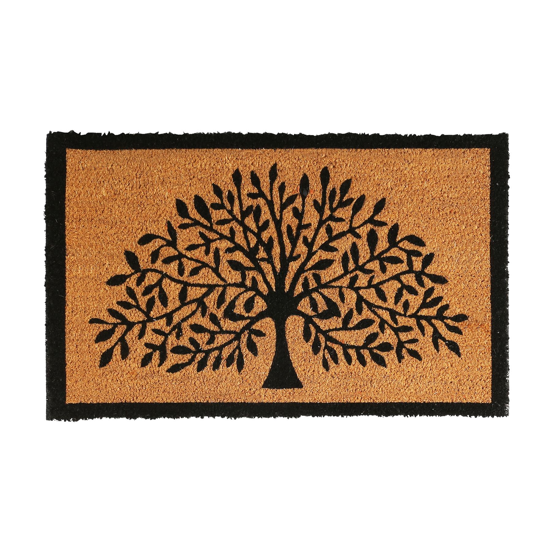 Coir Door Mat - 120cm x 75cm - Tree of Life