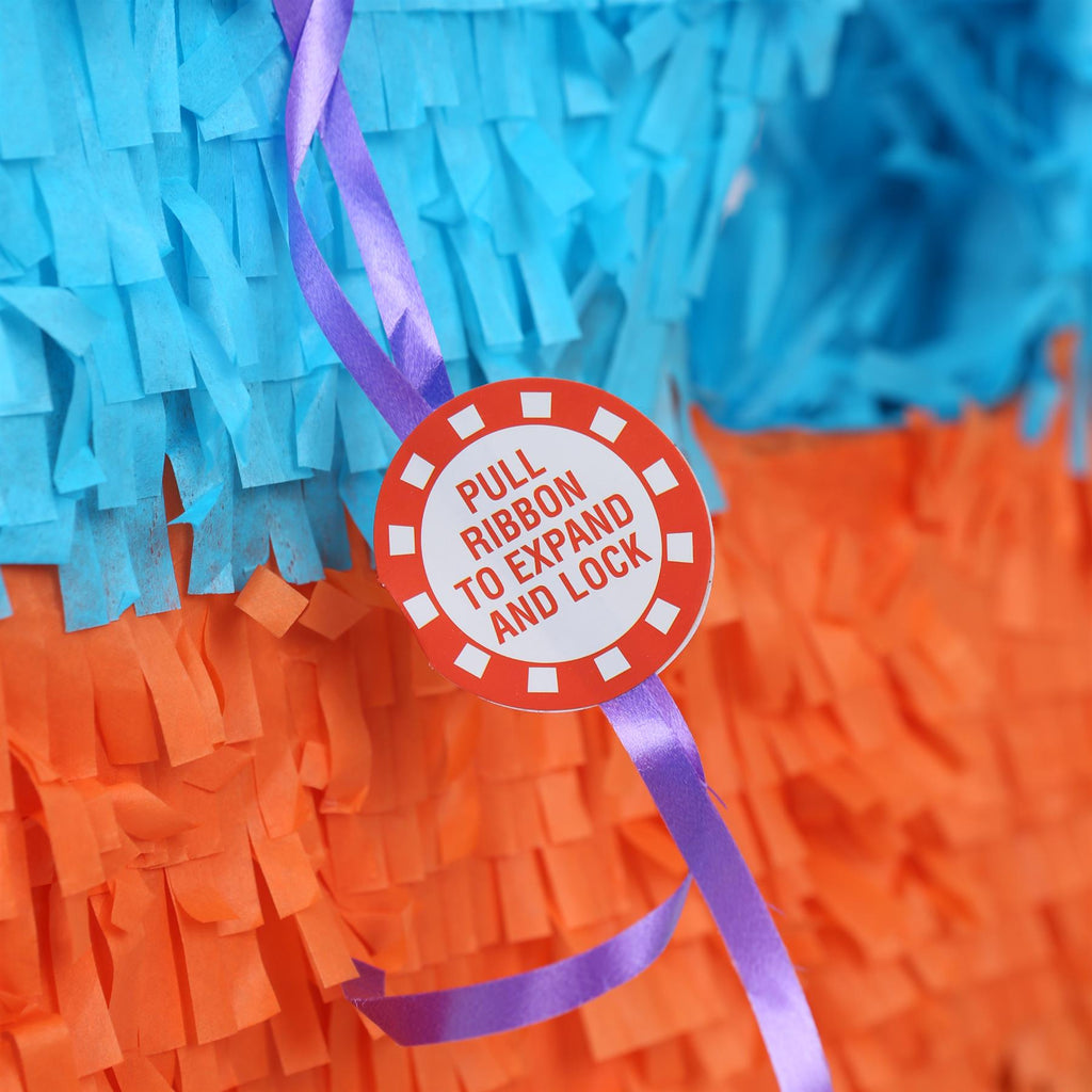 Number 1 Pop-Out Pinata with Stick & Blindfold - Multi Stick