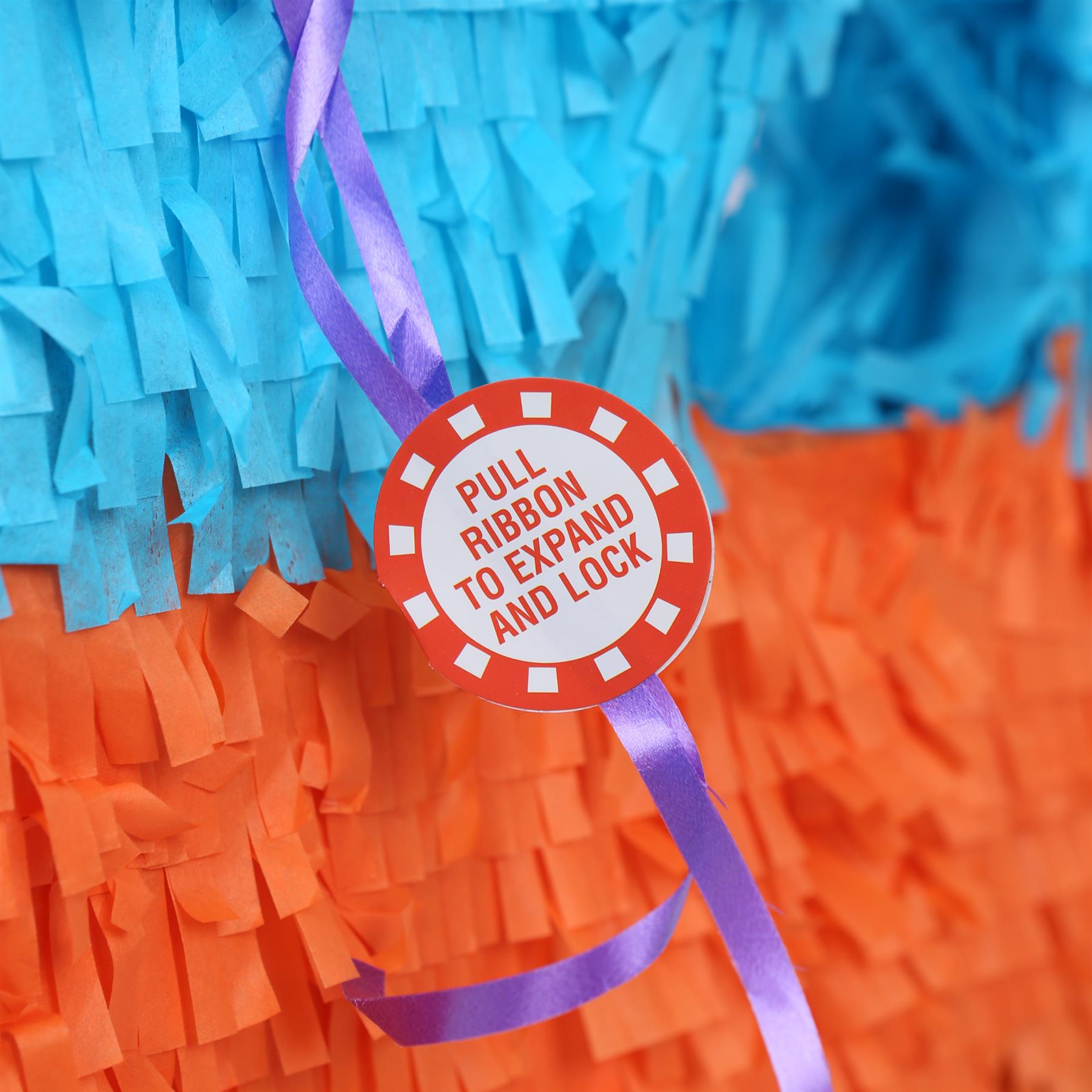 Number 1 Pop-Out Pinata with Stick & Blindfold - Multi Stick