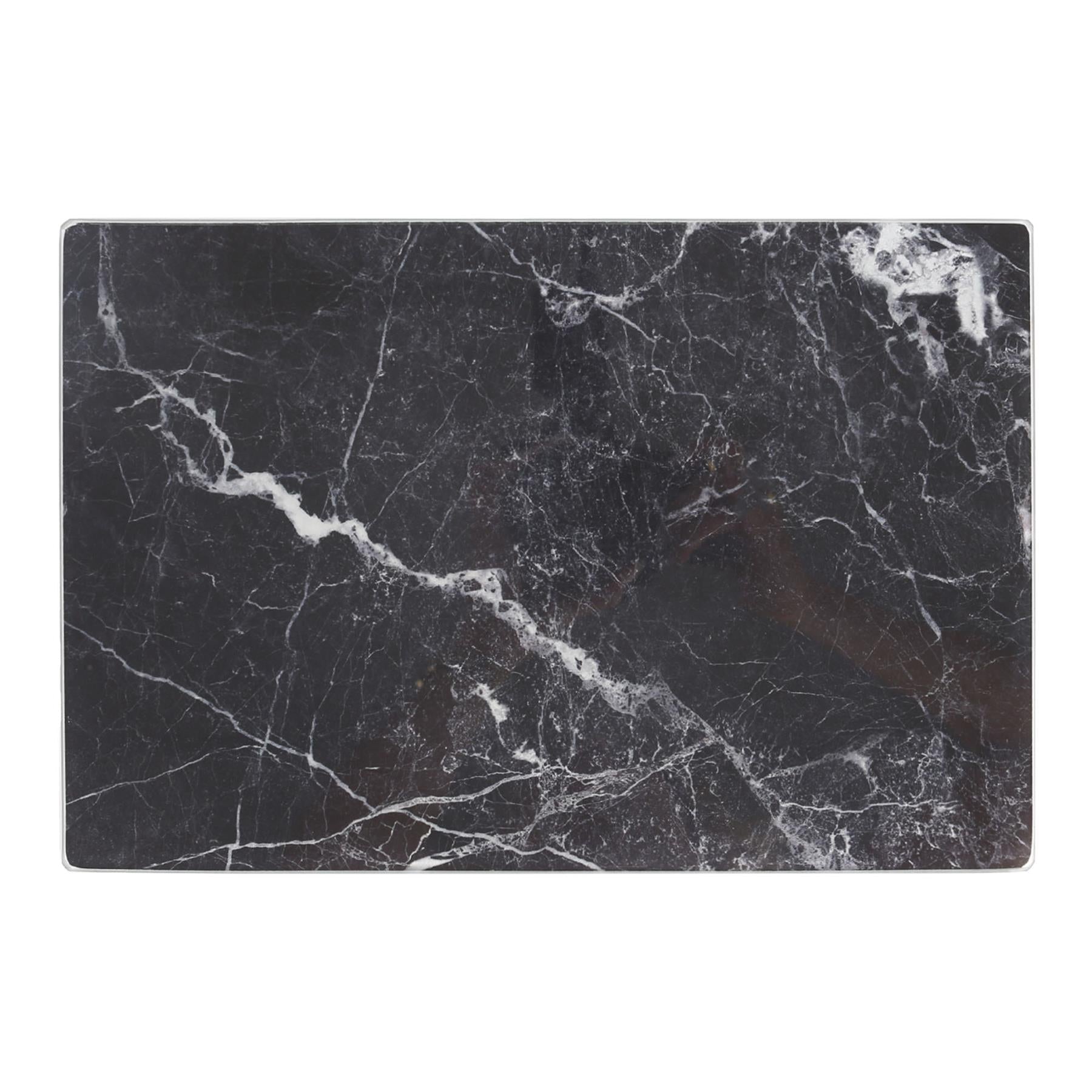 Rectangle Glass Chopping Board - 50cm x 40cm - Marble