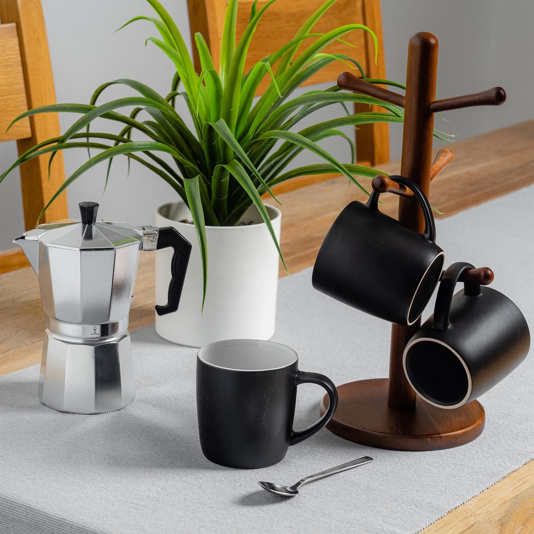 350ml Matt Coloured Coffee Mugs - Pack of 4