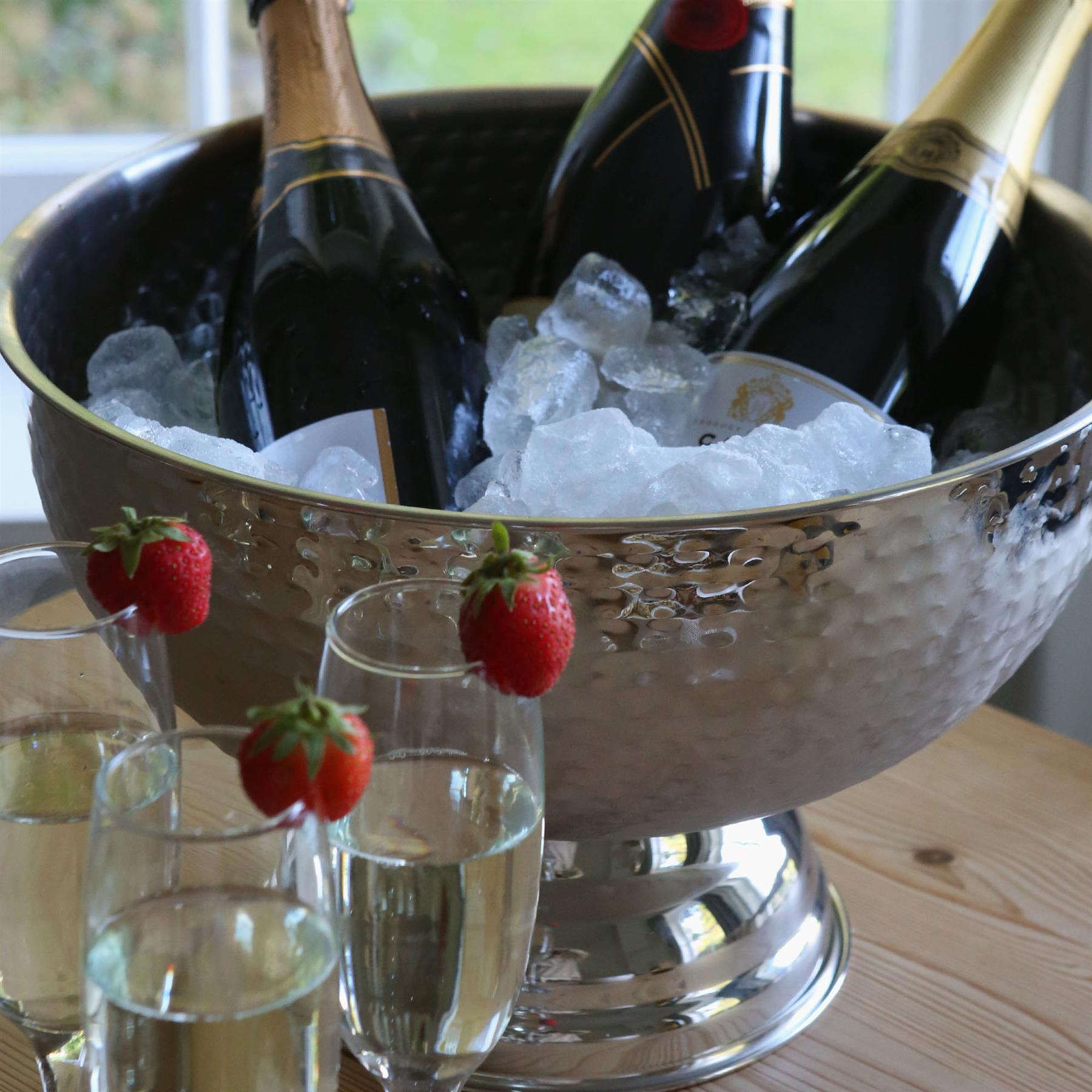 Stainless Steel Champagne Ice Bucket - 35cm