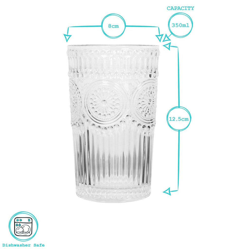 350ml Amore Highball Glasses - Pack of 6