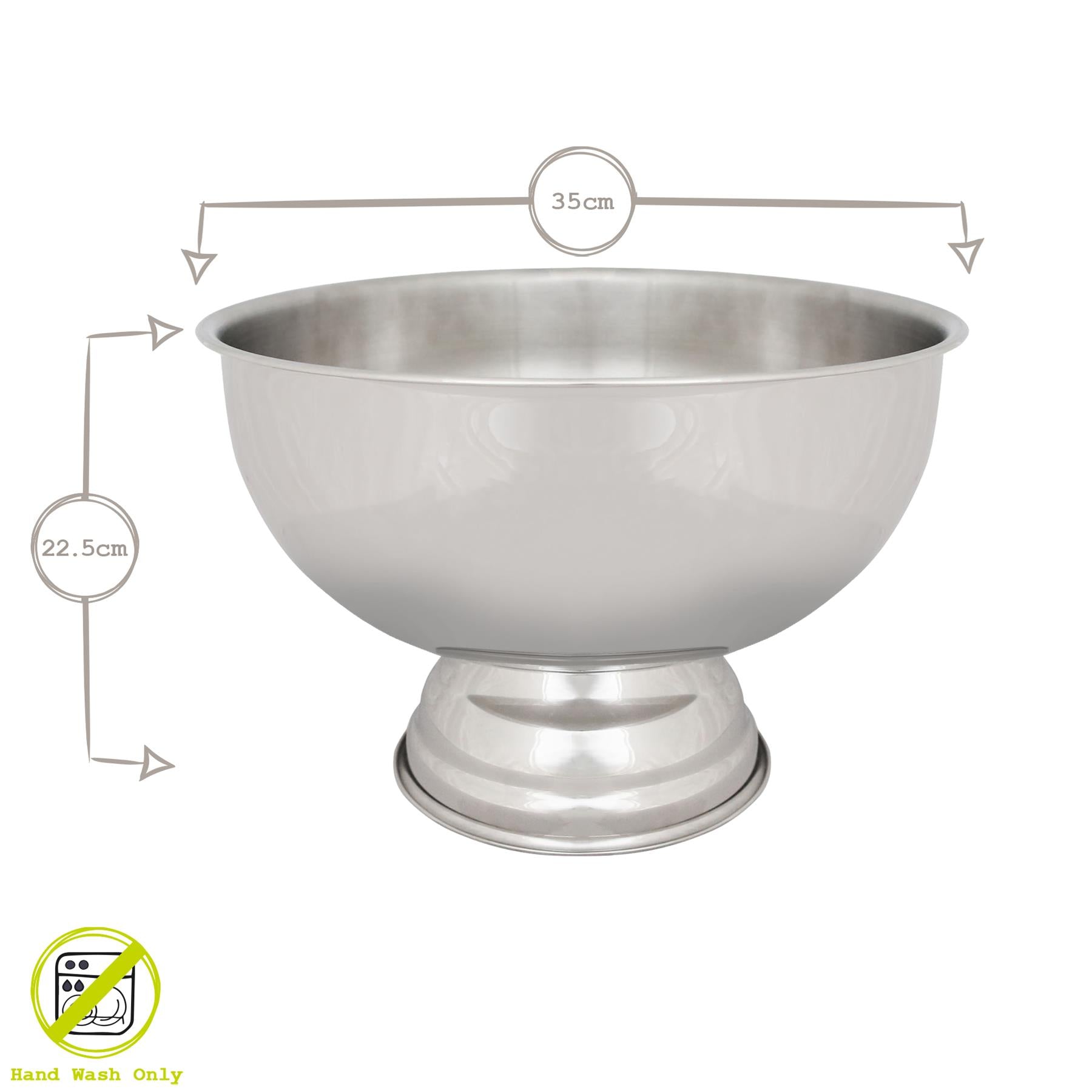 Stainless Steel Champagne Ice Bucket - 35cm