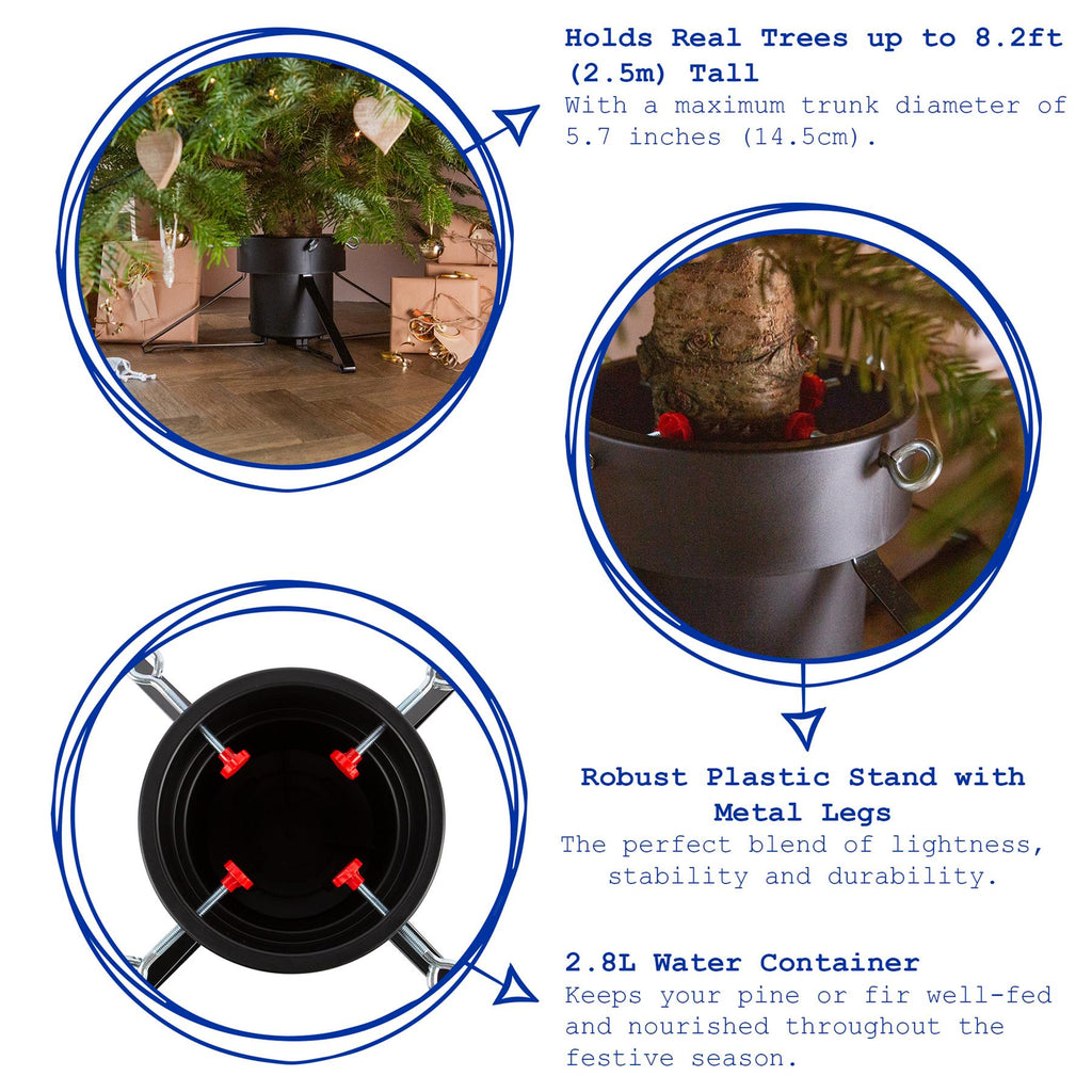 Classic Real Christmas Tree Stand - 5.5in