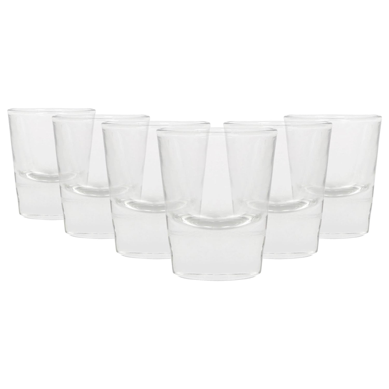 25ml Wide Shot Glasses - Pack of 6
