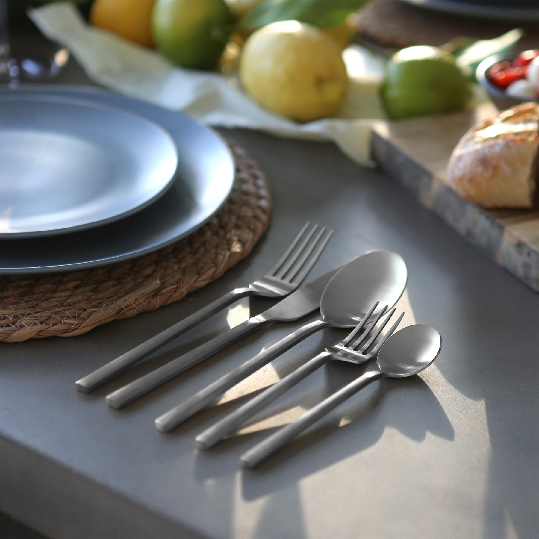 Stainless Steel Dinner Forks - 19.5cm - Pack of Four