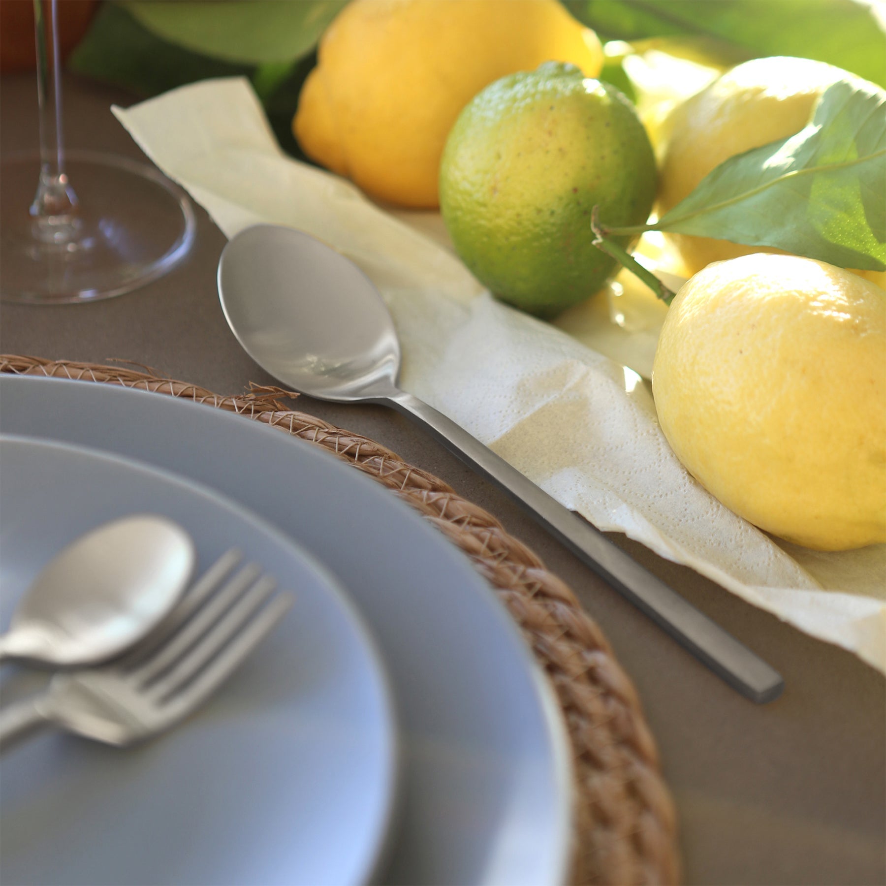 Stainless Steel Dessert Spoons - 20cm - Pack of Four