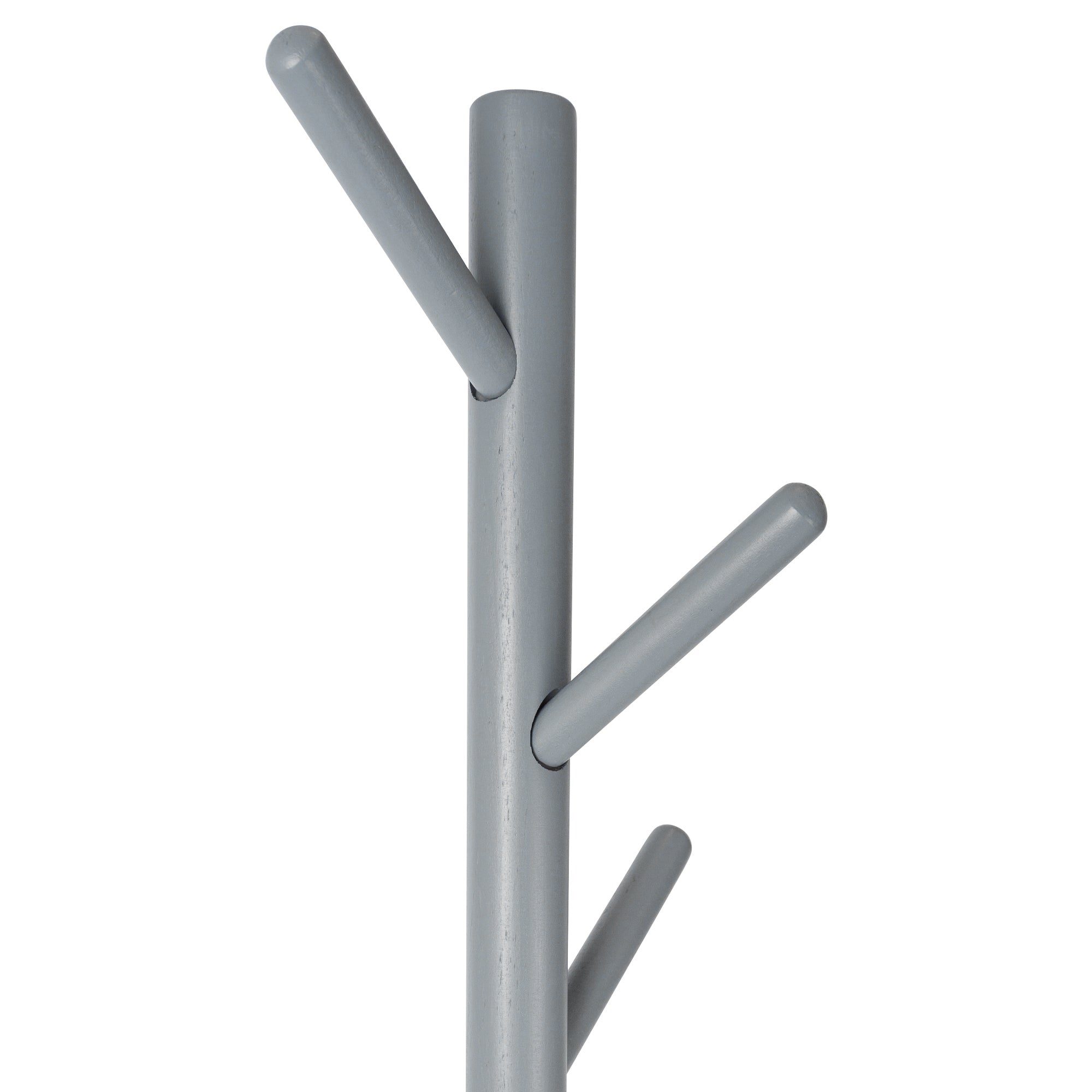 Free-Standing Wooden Coat Rack - Gray