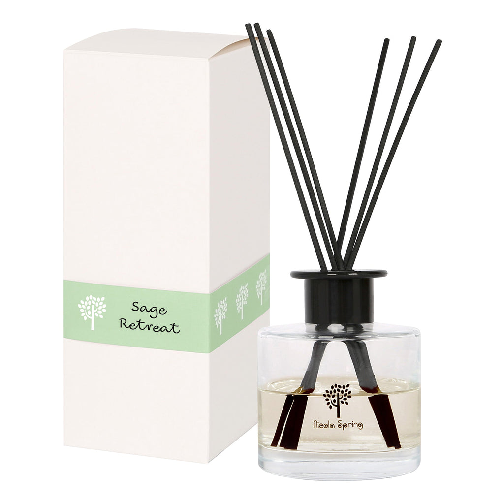 Glass Reed Diffuser - 200ml - Sage Retreat