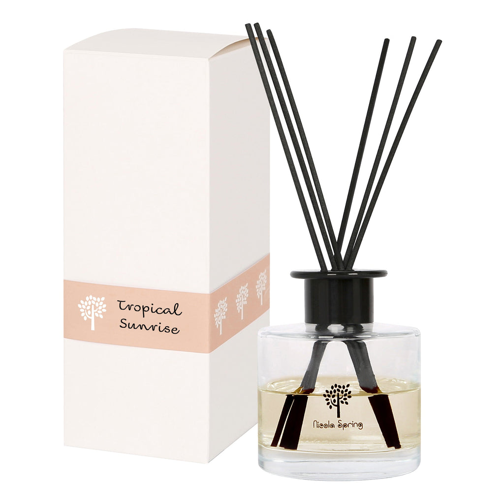 Glass Reed Diffuser - 200ml - Tropical Sunrise
