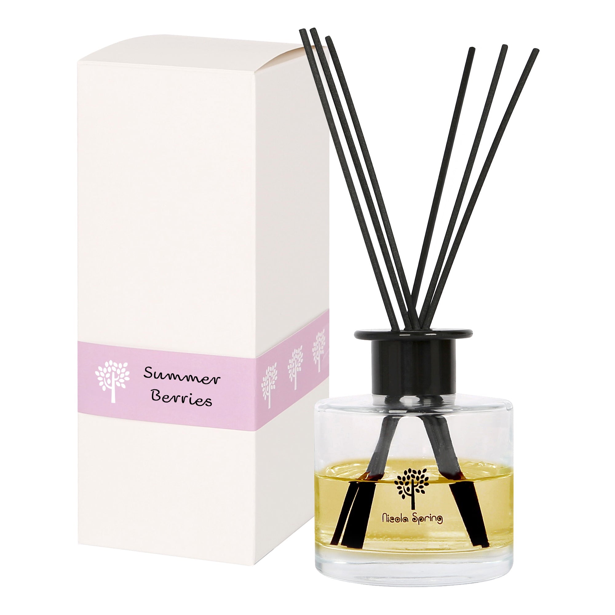 Glass Reed Diffuser - 200ml - Summer Berries