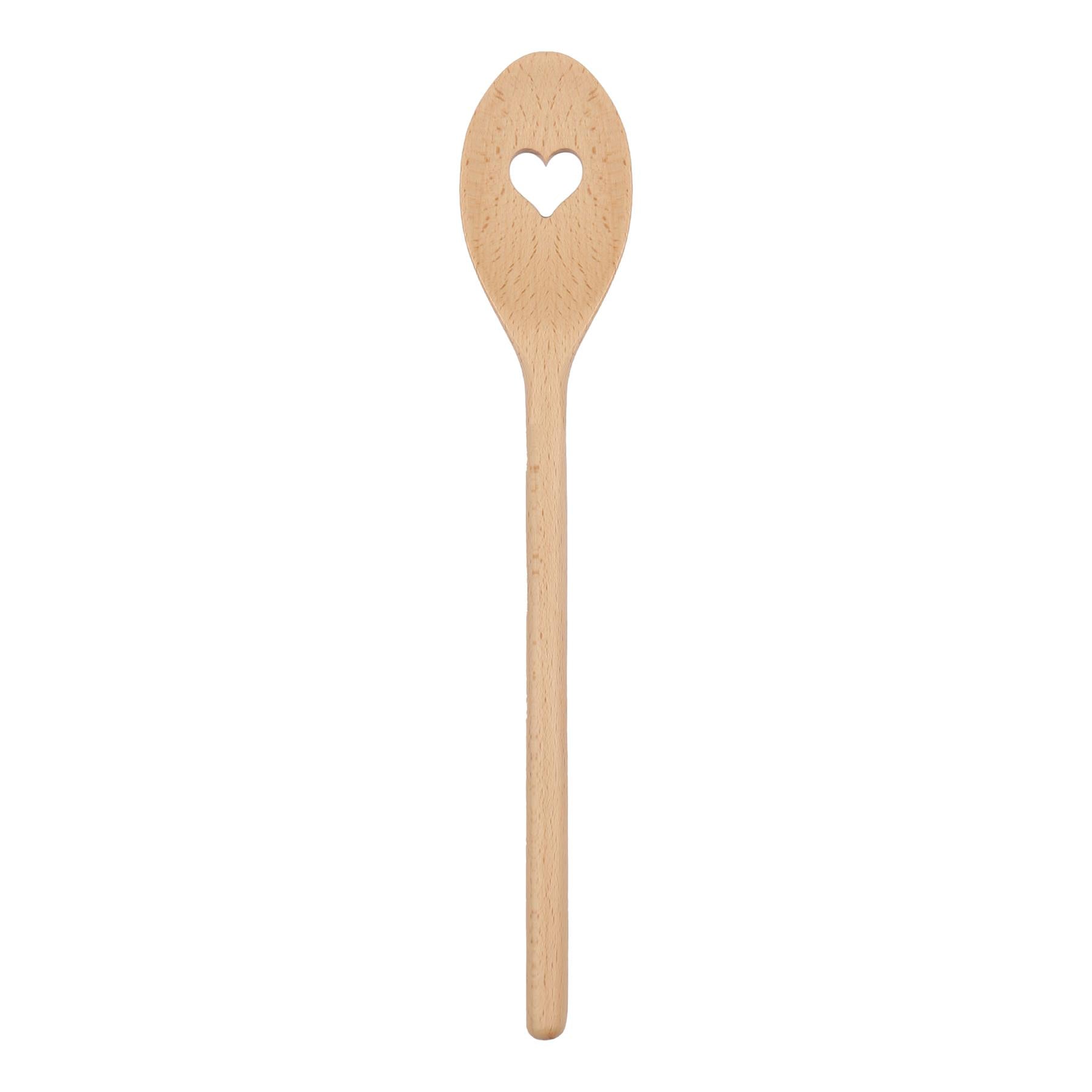 Wooden Heart Cooking Spoon - 30cm