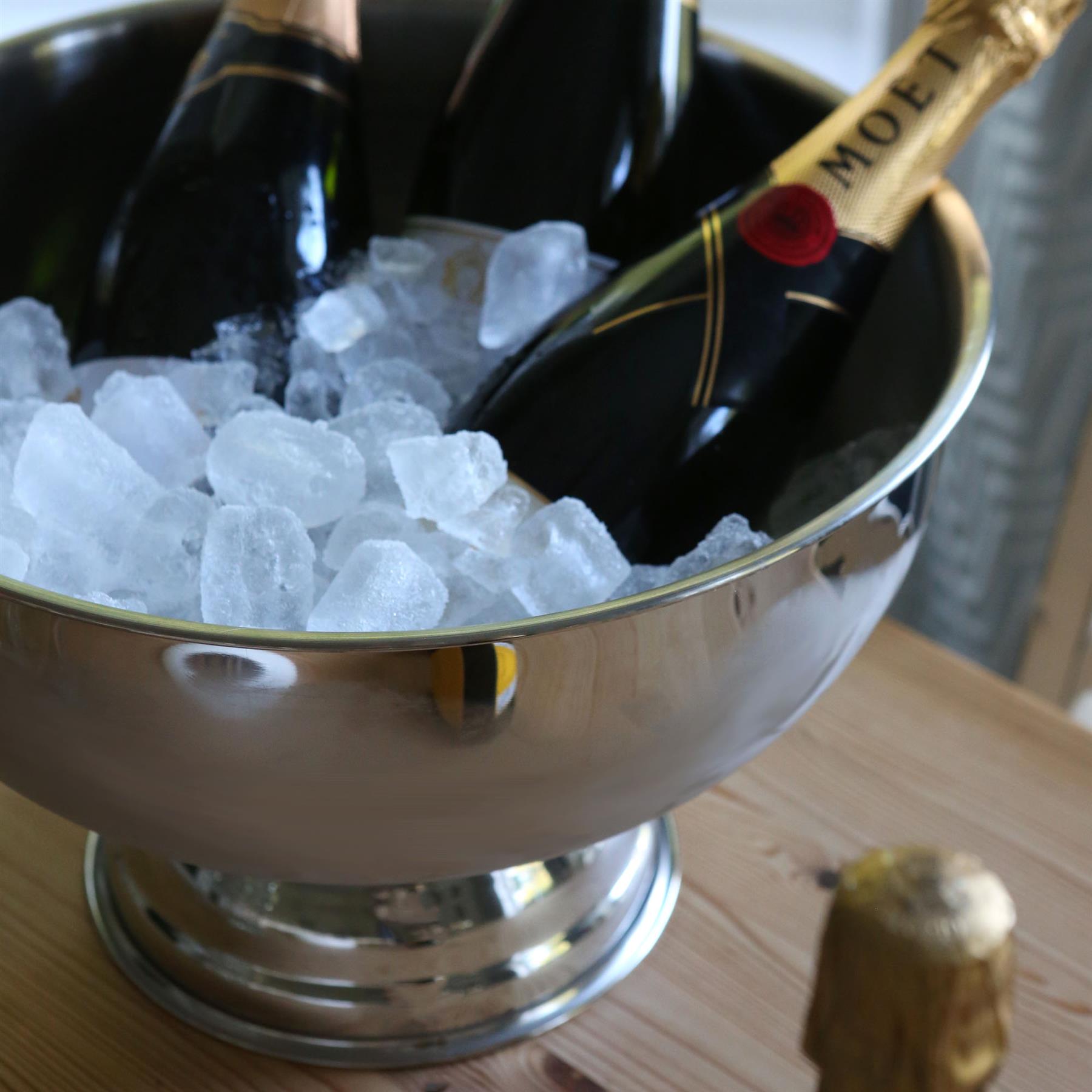 Stainless Steel Champagne Ice Bucket - 35cm