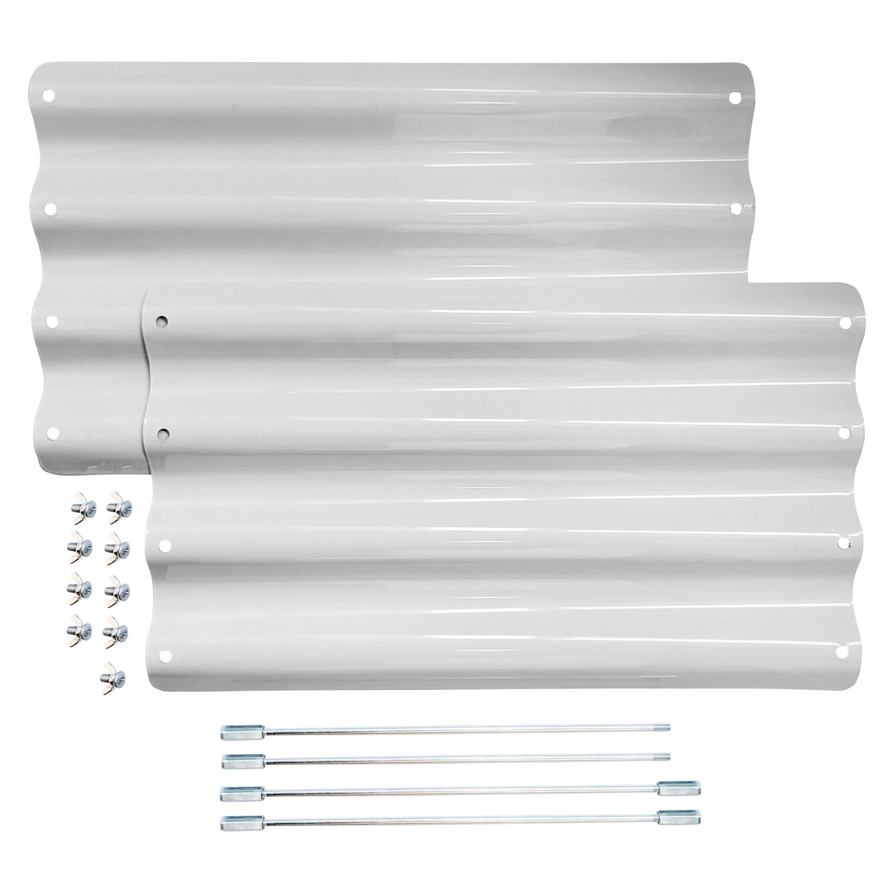 Galvanised Steel Raised Garden Bed Extension Set - 50cm