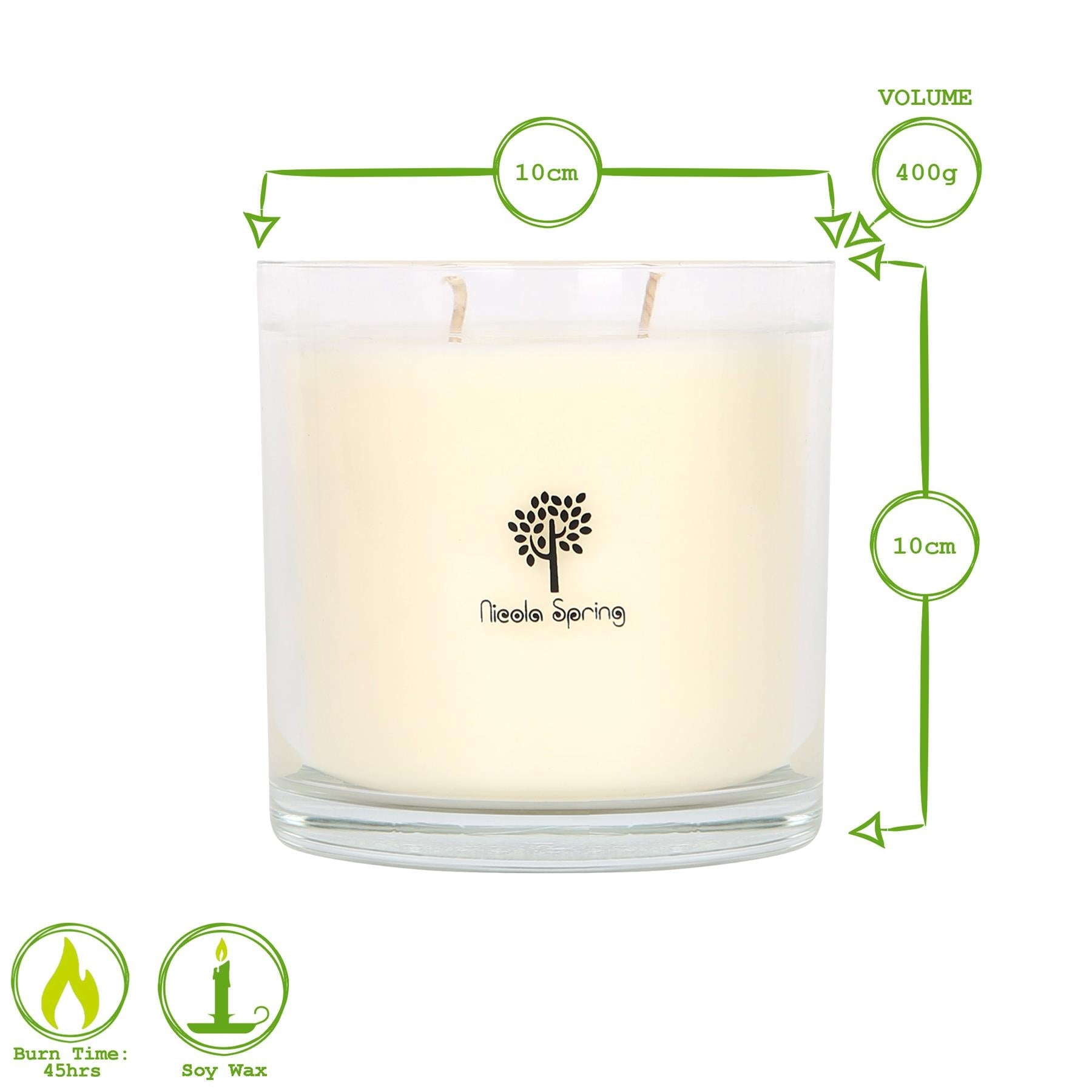 Soy Wax Scented Candle - 400g - Tropical Sunrise