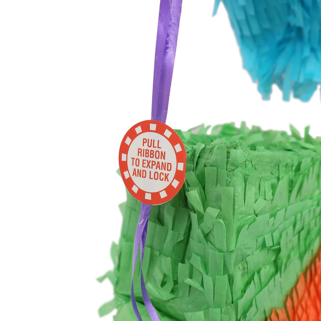 Number 9 Pop-Out Pinata with Stick & Blindfold - Multi Stick