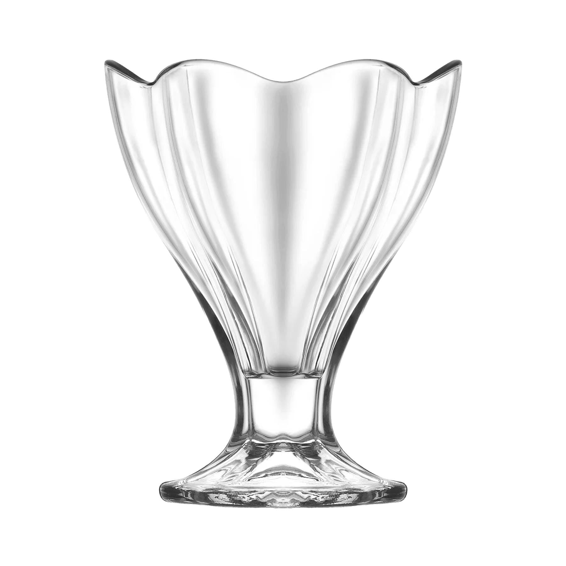 250ml Lily Glass Ice Cream Bowls - Pack of Six