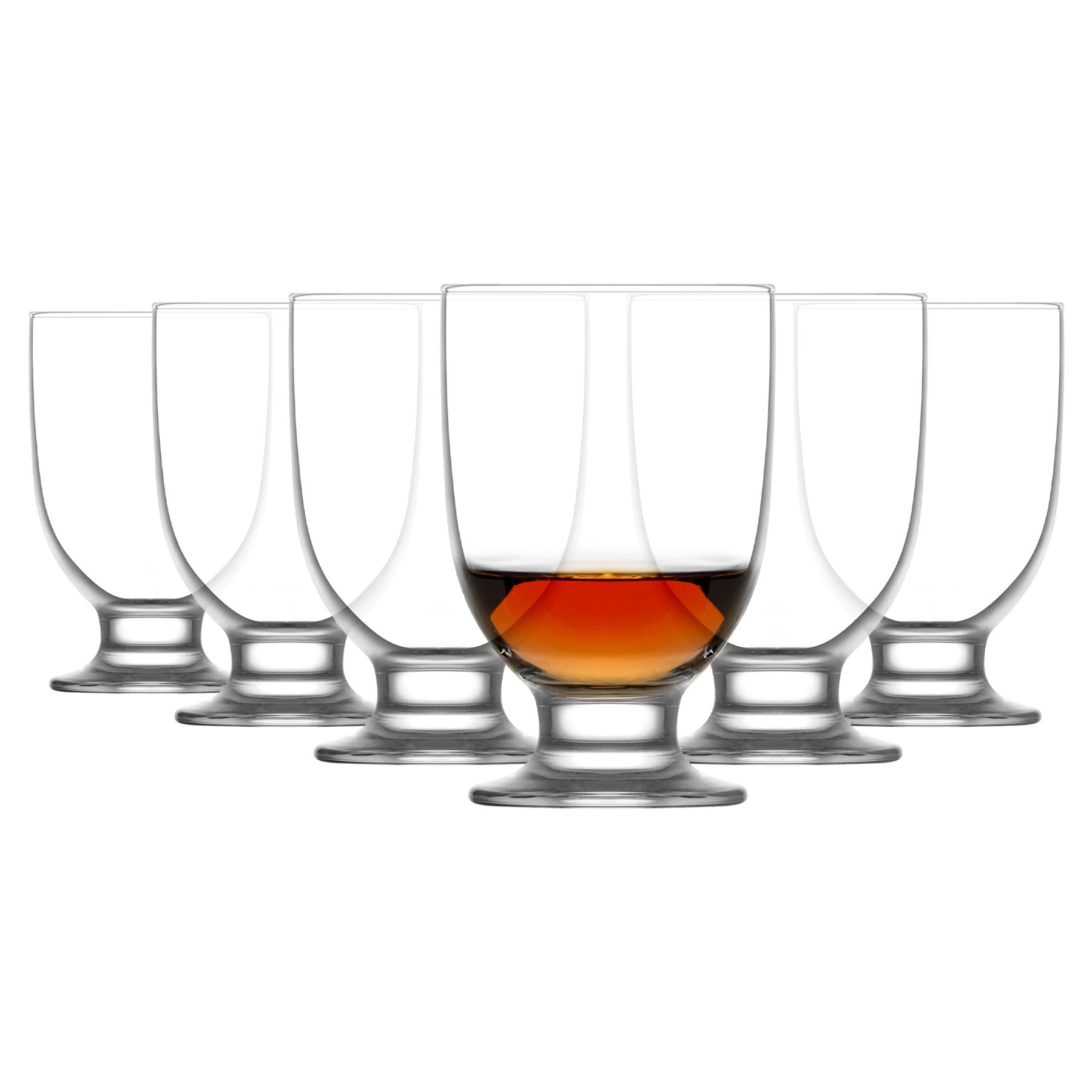 290ml Tokyo Glass Footed Tumblers - Pack of Six