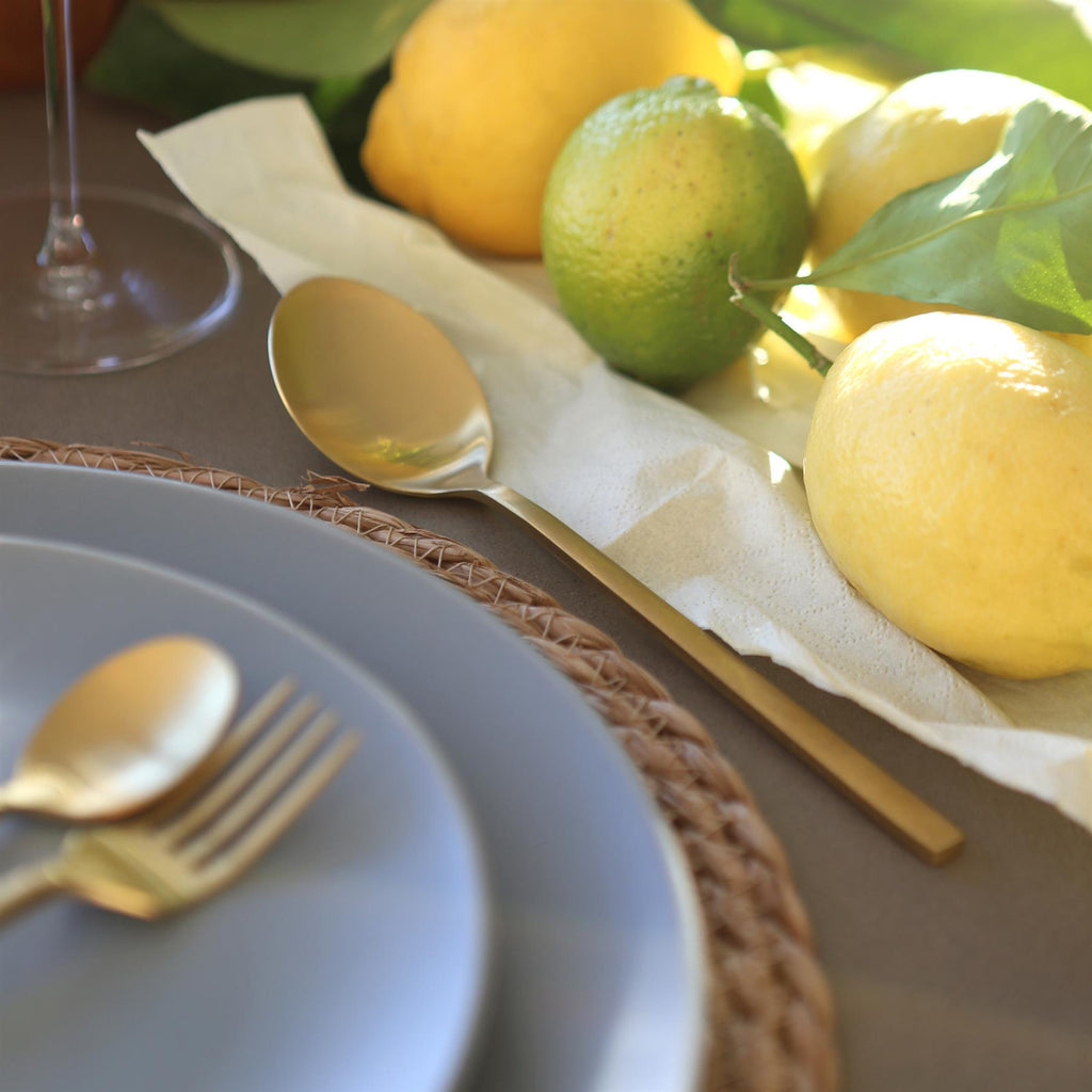 Stainless Steel Dessert Spoons - 20cm - Pack of Four