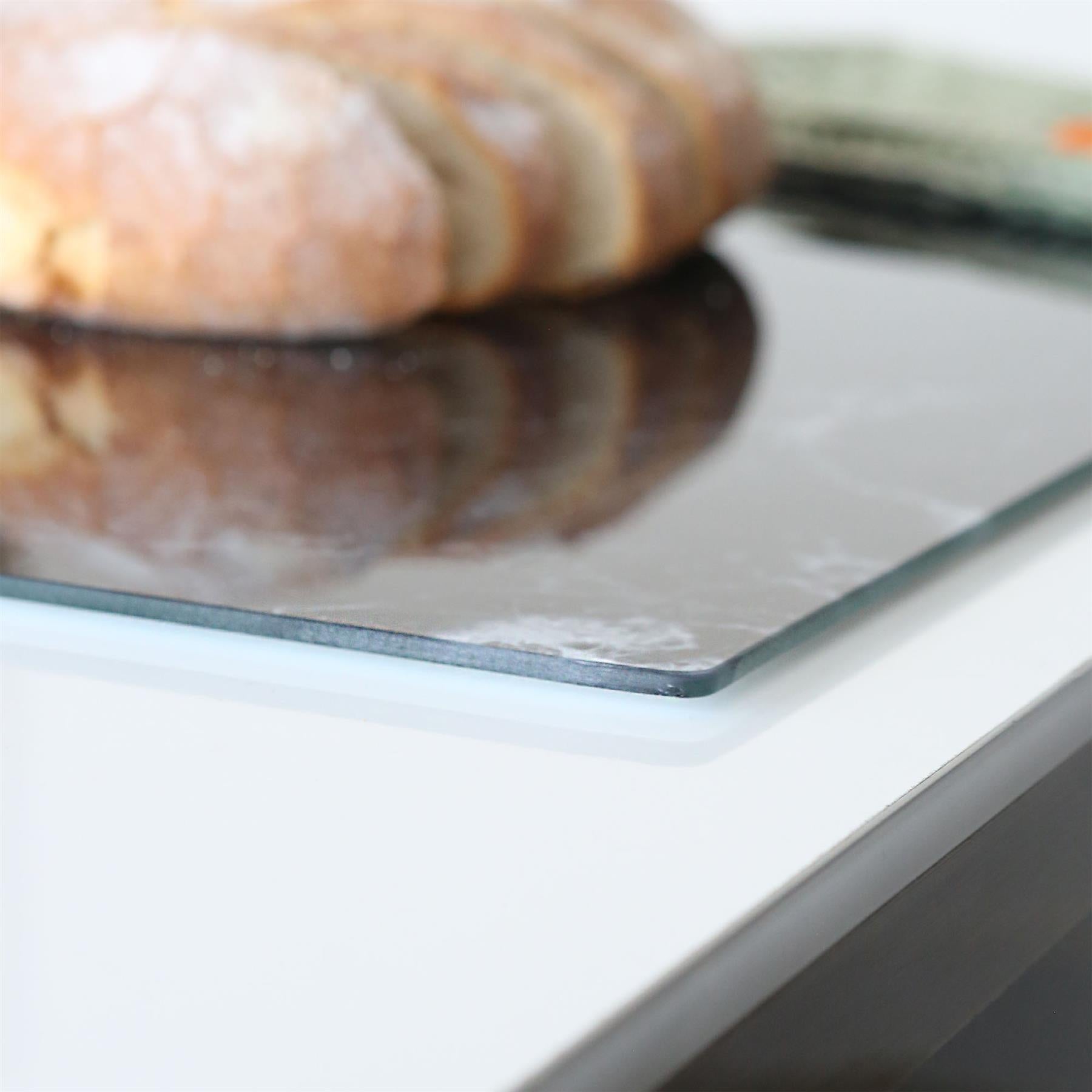 Rectangle Glass Chopping Board - 40cm x 30cm - Marble