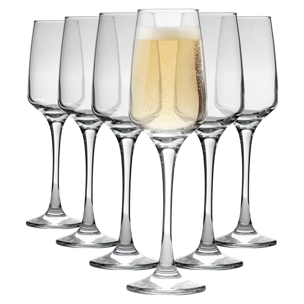 230ml Lal Champagne Flutes - Pack of Six