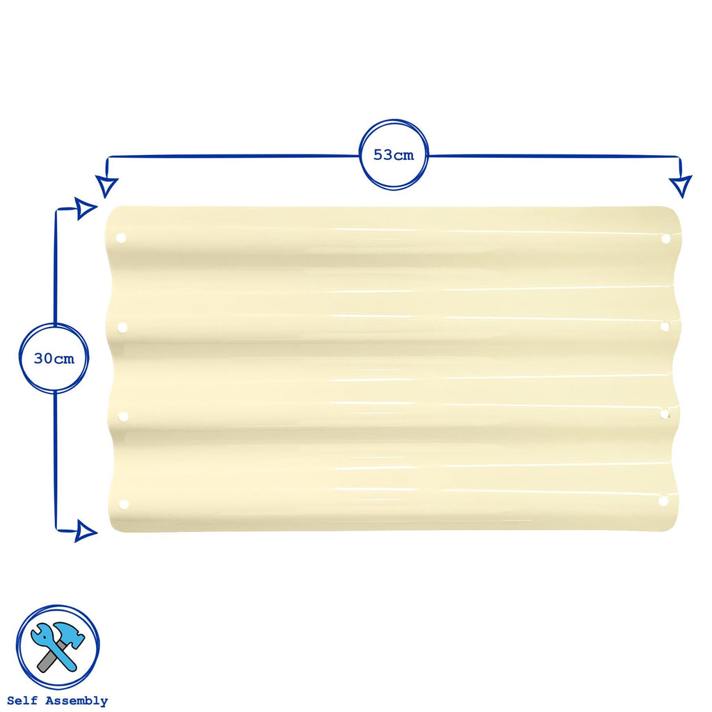 Galvanised Steel Raised Garden Bed Extension Set - 50cm