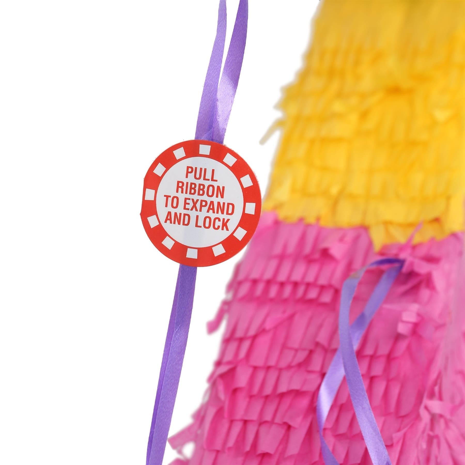 Number 2 Pop-Out Pinata with Stick & Blindfold - Multi Stick