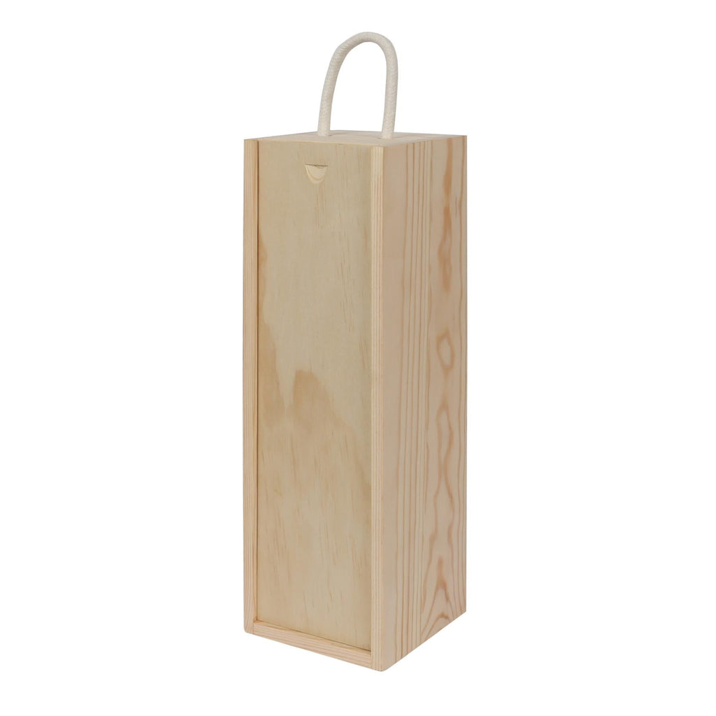 Single Bottle Wooden Champagne Wine Box