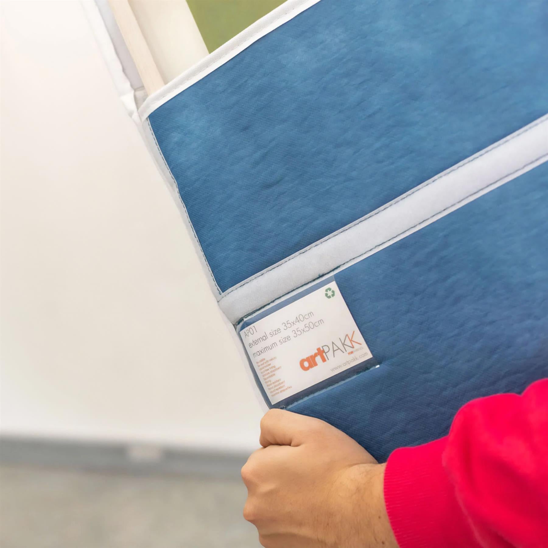 Reusable Art Bag - Blue